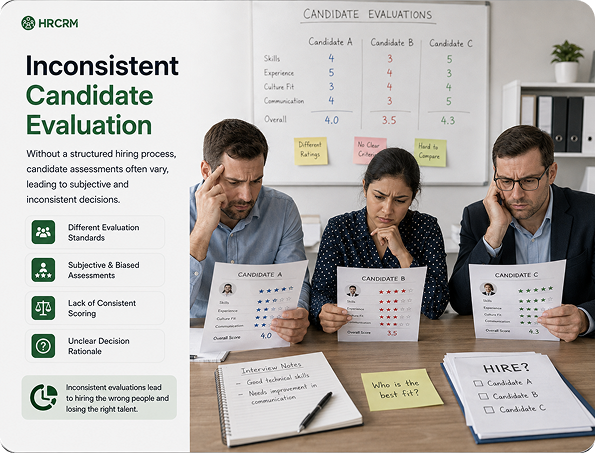 Inconsistent Candidate Evaluation