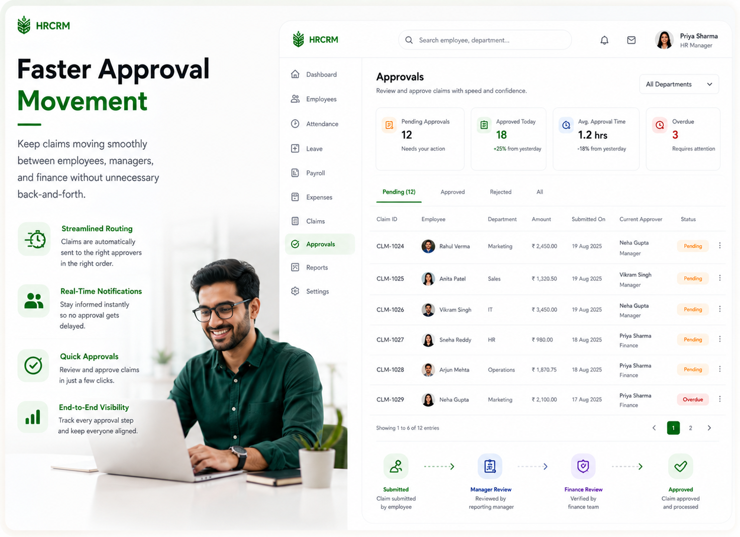 Faster Approval Movement