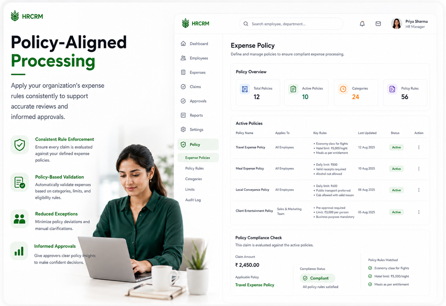 Policy-Aligned Processing