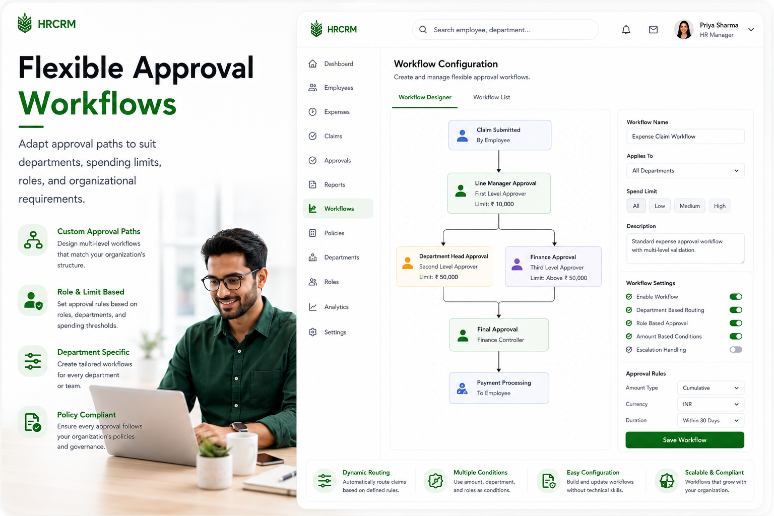 Flexible Approval Workflows
