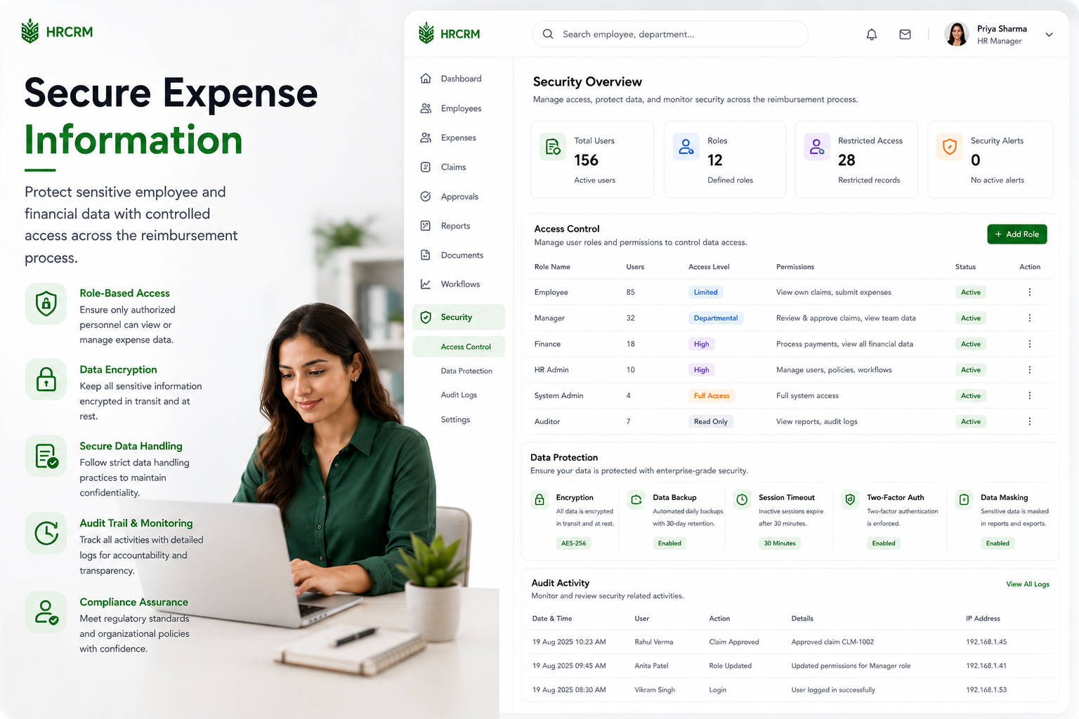 Secure Expense Information