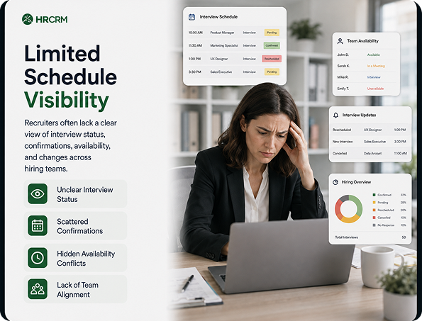 Limited Schedule Visibility