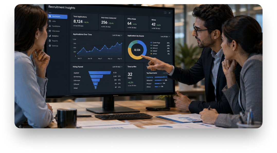 Recruitment Analytics — HRCRM AI