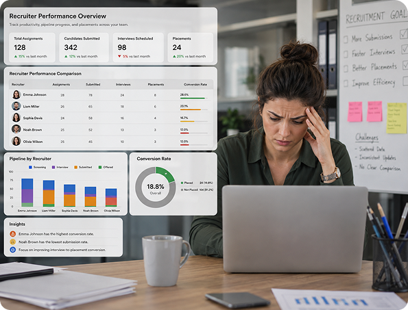 Unclear Recruiter Performance