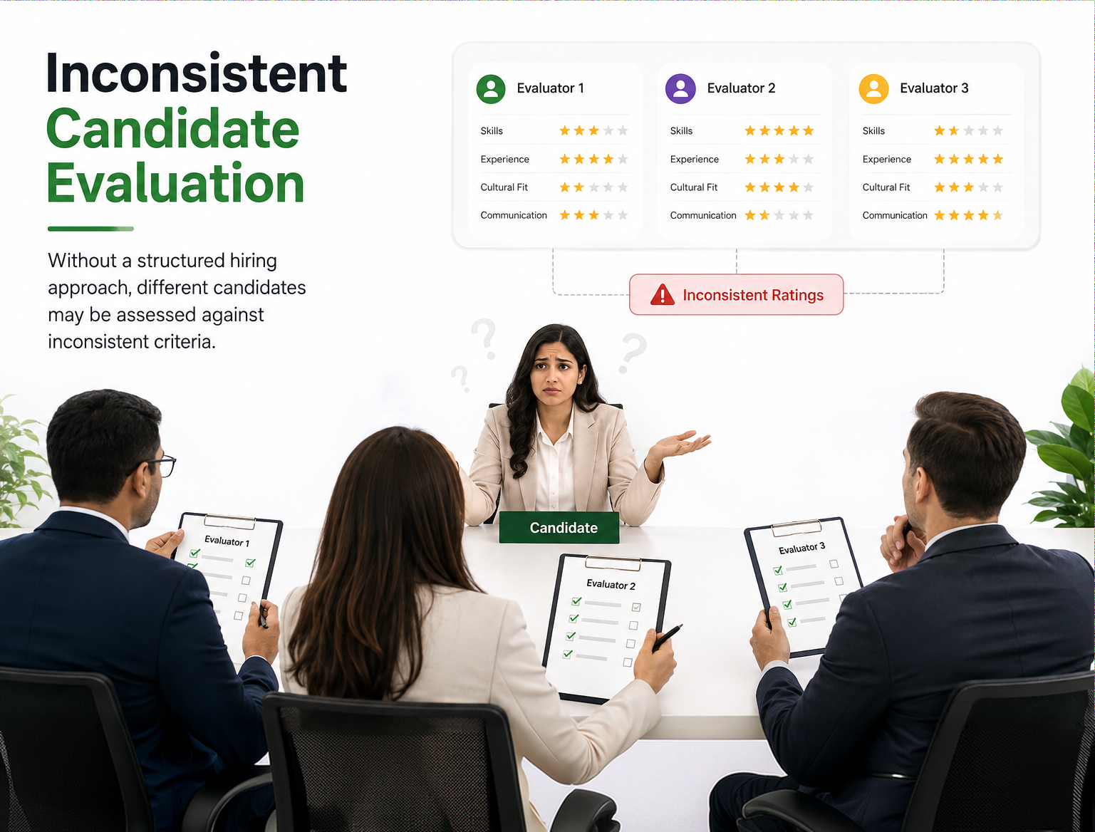 Inconsistent Candidate Evaluation