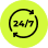 24×7 Support