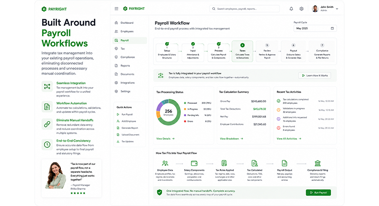 Built Around Payroll Workflows