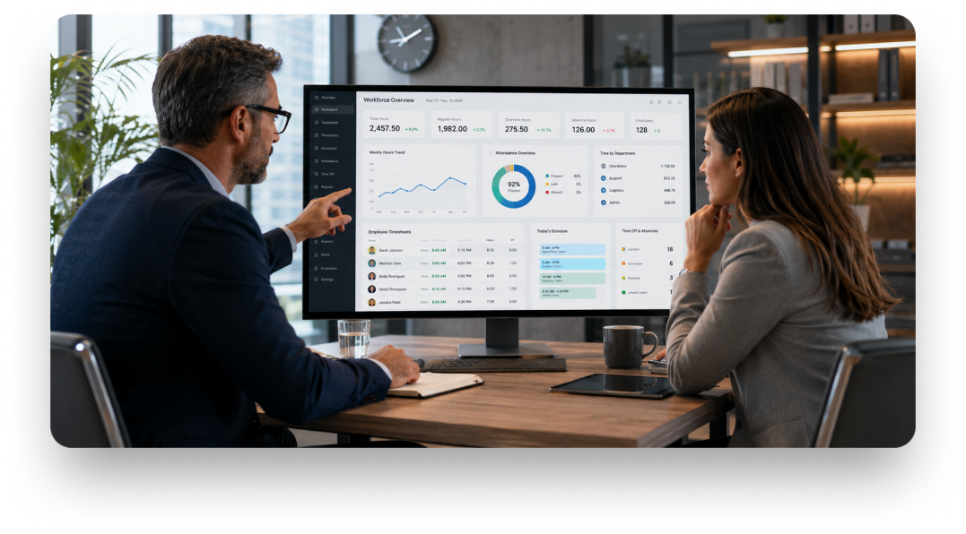 Time Tracking — HRCRM AI